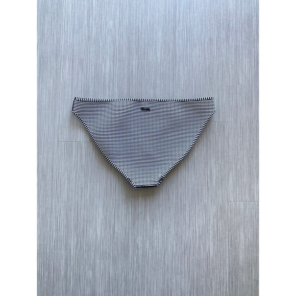Triangl Valentine Black and White Striped Neoprene Bikini Bottom Size XL - Picture 5 of 7